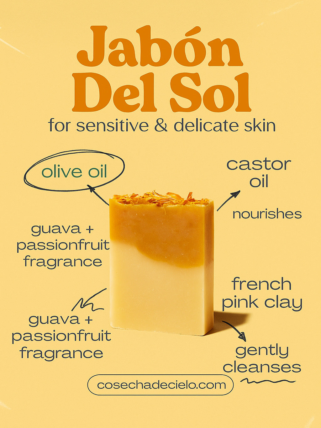 Cosecha de Cielo – Soap Collection (3 bars)